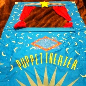 New Doorway Puppet Theater Kids School Toys Play